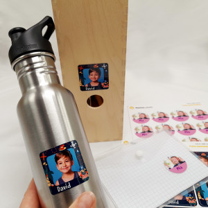 Naklejki fotograficzne z imieniem